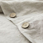 Duvet Cover Linen-Style Breathable All-Season