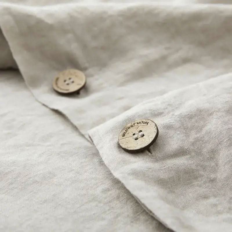 Duvet Cover Linen-Style Breathable All-Season