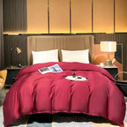Duvet Cover Mulberry Silk Temperature-Regulating Zipper & Corner Ties