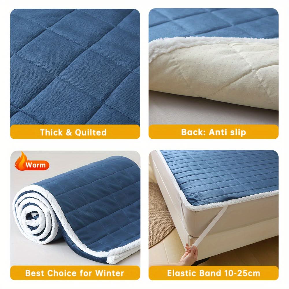 Duvet Cover Protector Ultra-Soft Milk Velvet Breathable Tailored Fit