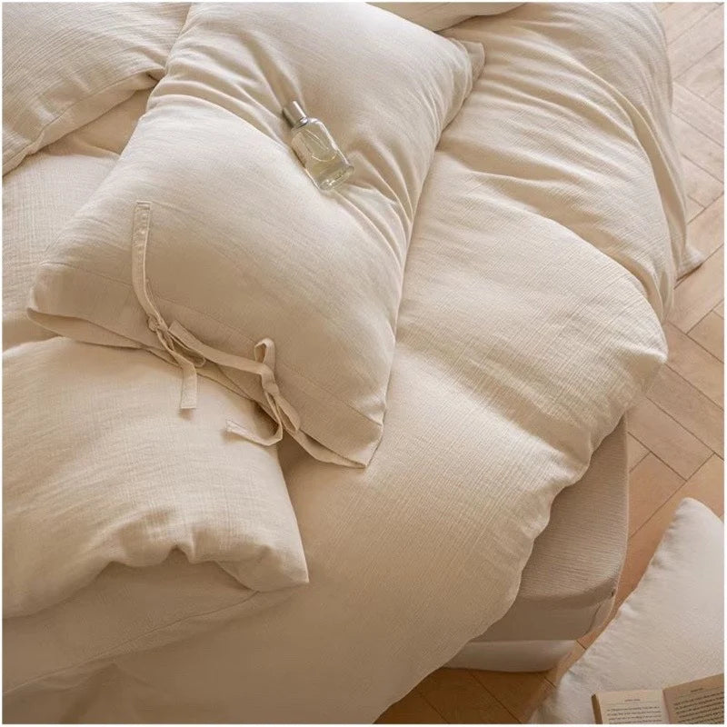 Duvet Cover Reversible Quilted Cotton-Blend