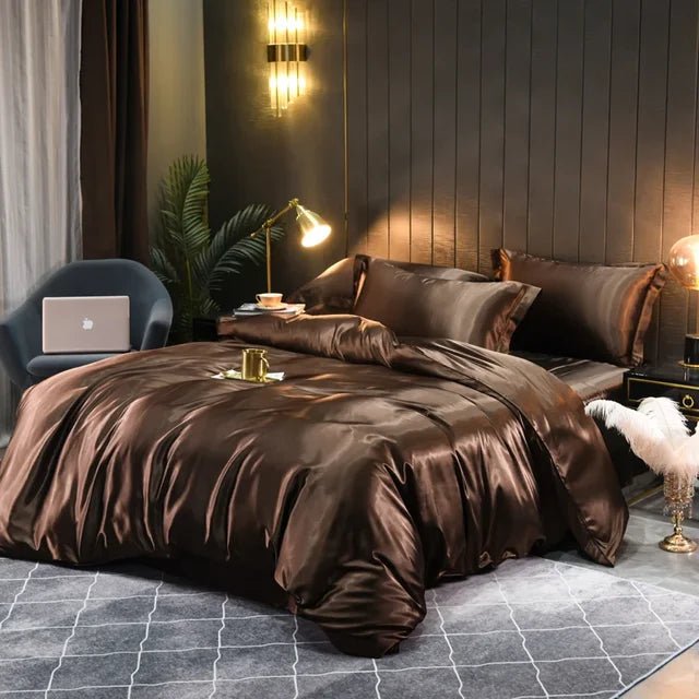 Duvet Cover Set 100% Silk Temperature-Regulating