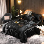 Duvet Cover Set 100% Silk Temperature-Regulating