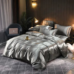 Duvet Cover Set 100% Silk Temperature-Regulating