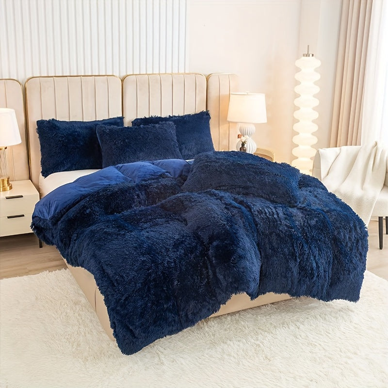 Duvet Cover Set Bamboo Silk Soft & Cool Zipper Closure