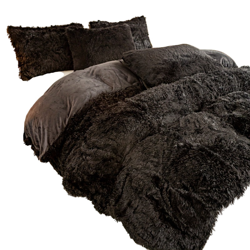 Duvet Cover Set Bamboo Silk Soft & Cool Zipper Closure