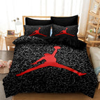 Duvet Cover Set Basketball Print Soft & Breathable Machine Washable