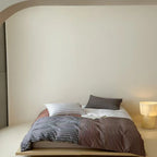 Duvet Cover Set Breathable Cotton Percale Reversible