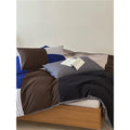 Duvet Cover Set Breathable Cotton Percale Reversible