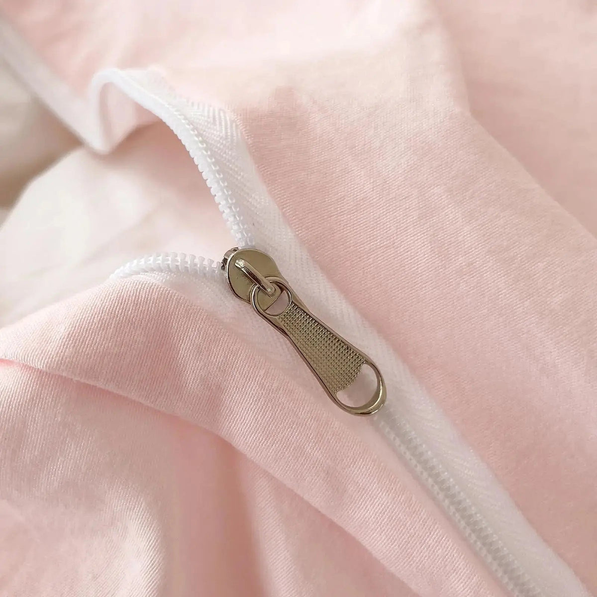 Duvet Cover Set Brushed Microfiber Ruffle & Bow Embroidery
