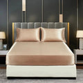 Duvet Cover Set Cooling Ice-Silk Fits 15 Inch Mattress
