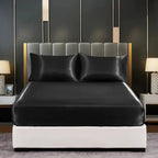 Duvet Cover Set Cooling Ice-Silk Fits 15 Inch Mattress