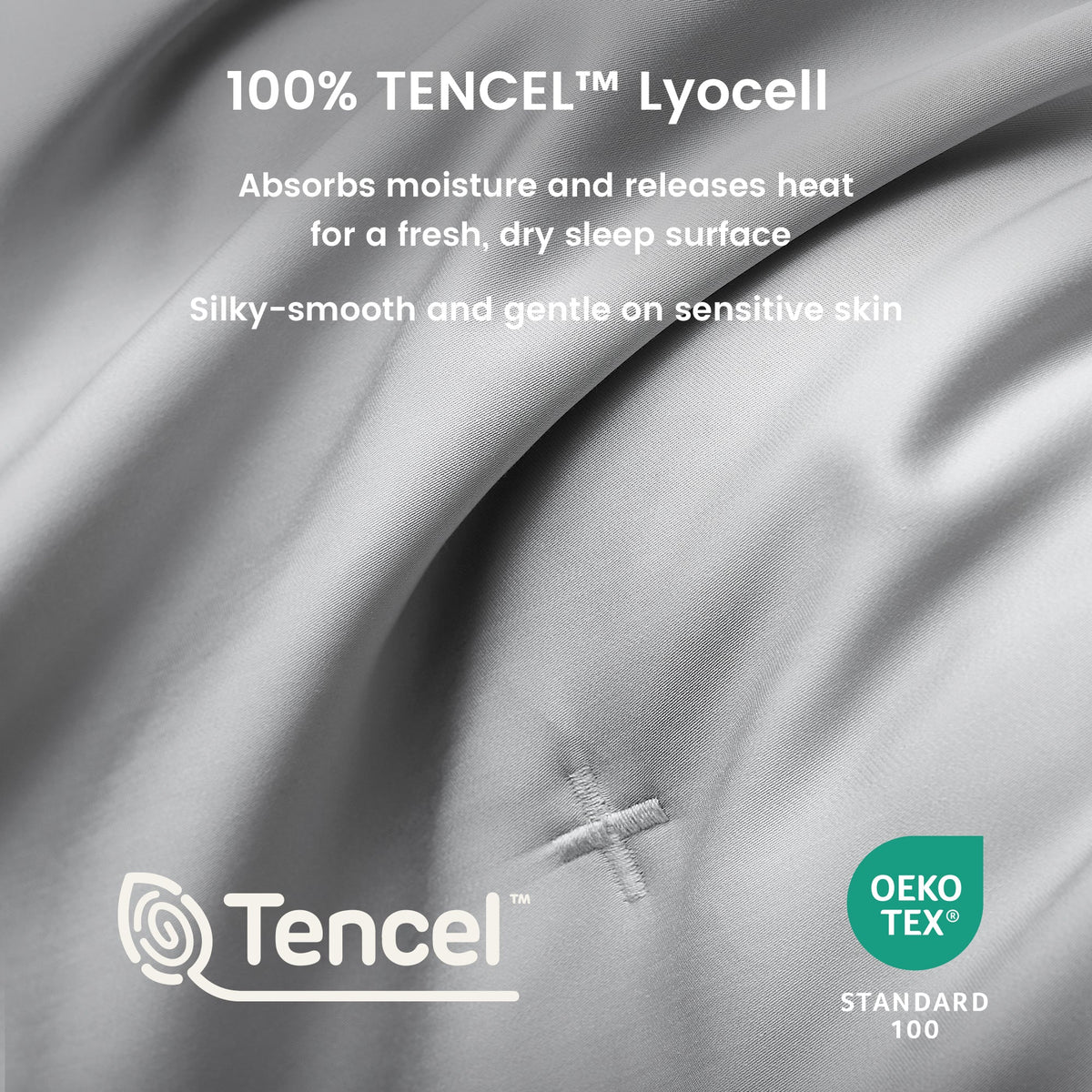 Duvet Cover Set Cooling Lyocell Moisture-Wicking & Lightweight