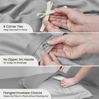 Duvet Cover Set Cooling Lyocell Moisture-Wicking & Lightweight