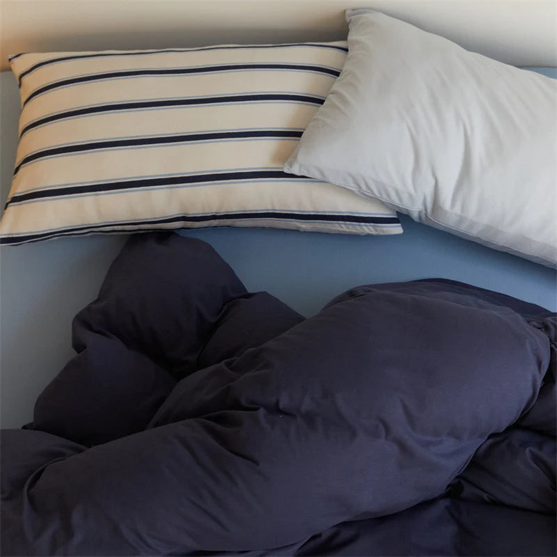 Duvet Cover Set Cotton Percale Breathable