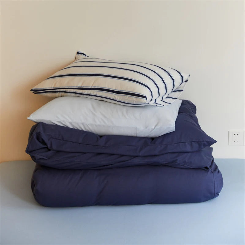 Duvet Cover Set Cotton Percale Breathable