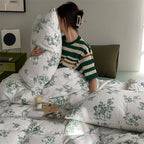 Duvet Cover Set Cotton Percale Wildflower Print