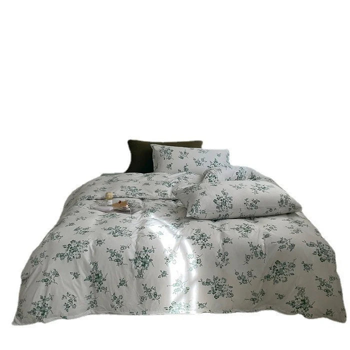 Duvet Cover Set Cotton Percale Wildflower Print