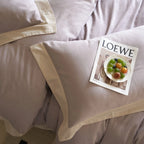 Duvet Cover Set Cotton Satin Jacquard 4-Piece