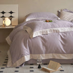 Duvet Cover Set Cotton Satin Jacquard 4-Piece