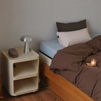 Duvet Cover Set Cotton Satin Temperature-Regulating 4-Piece