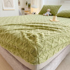 Duvet Cover Set Milk Velvet Reversible Deep Pockets
