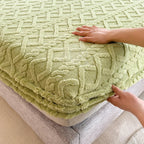 Duvet Cover Set Milk Velvet Reversible Deep Pockets