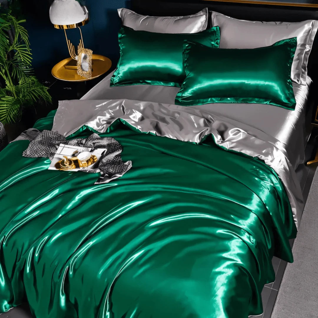 Duvet Cover Set Mulberry Silk 22 Momme Hypoallergenic