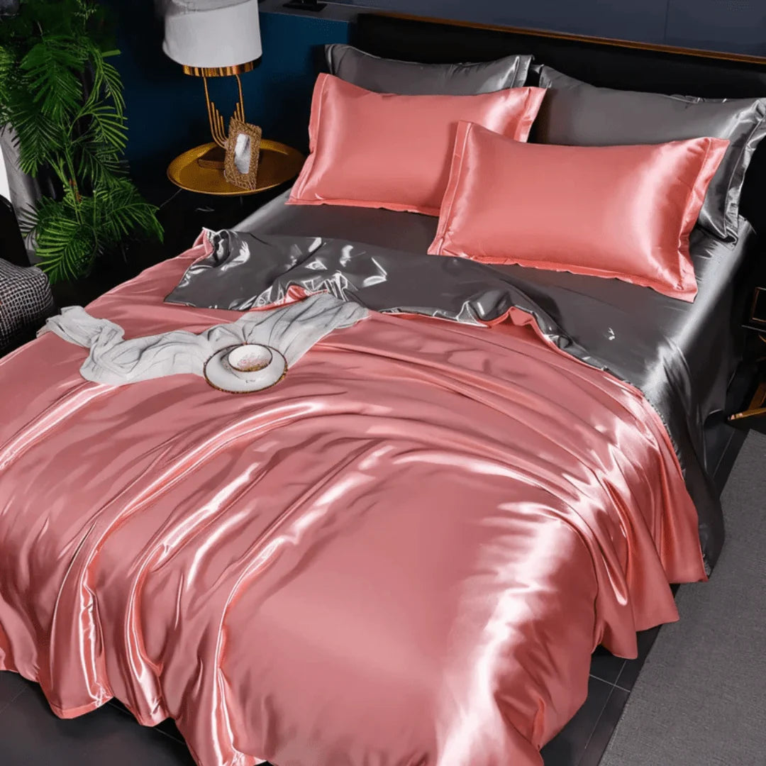 Duvet Cover Set Mulberry Silk 22 Momme Hypoallergenic