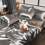 Duvet Cover Set Mulberry Silk 22 Momme Hypoallergenic