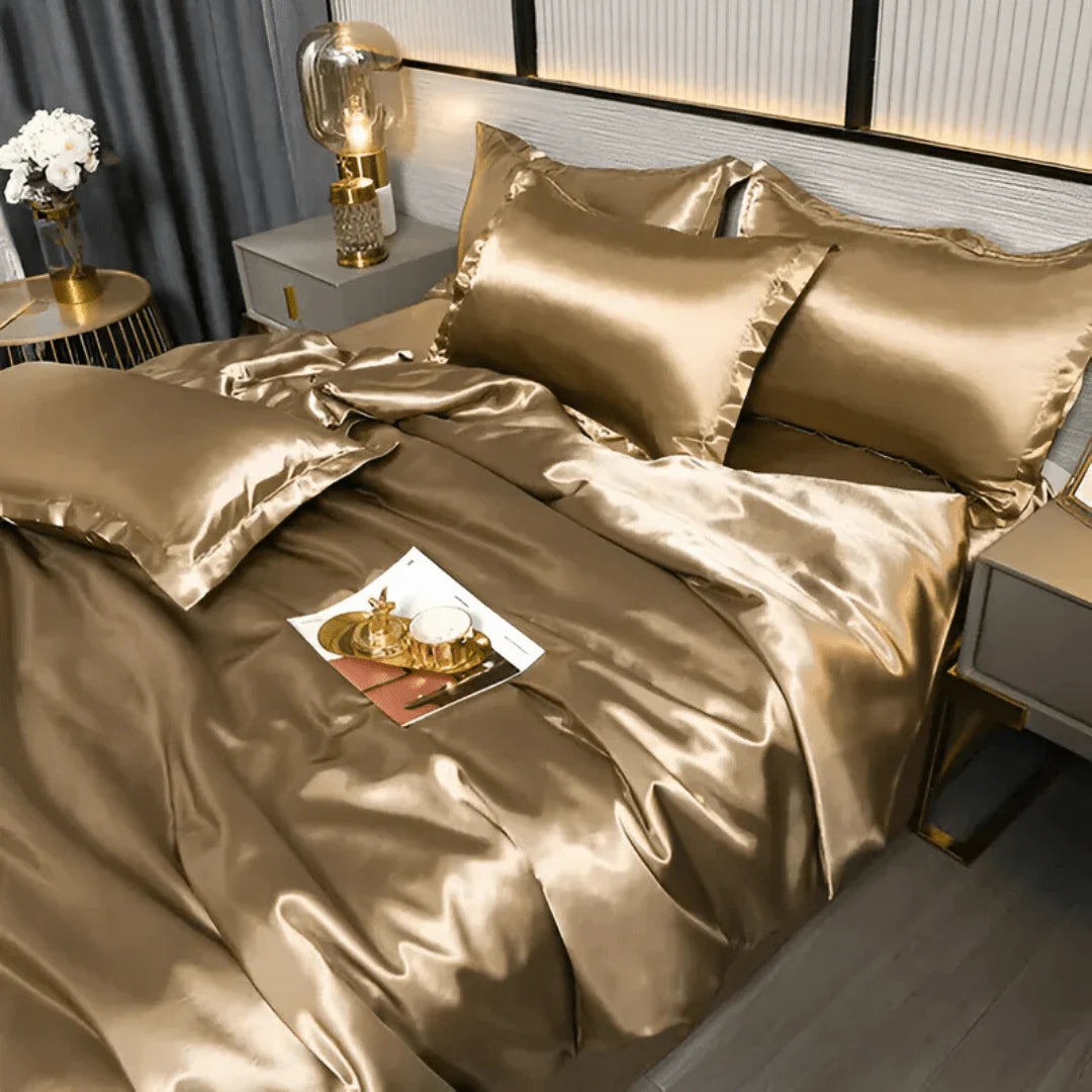 Duvet Cover Set Mulberry Silk 22 Momme Hypoallergenic