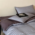 Duvet Cover Set Reversible Cotton Satin