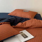Duvet Cover Set Reversible Cotton Satin