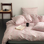 Duvet Cover Set Reversible Mako Cotton Satin Breathable