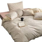 Duvet Cover Set Reversible Mako Cotton Satin Breathable