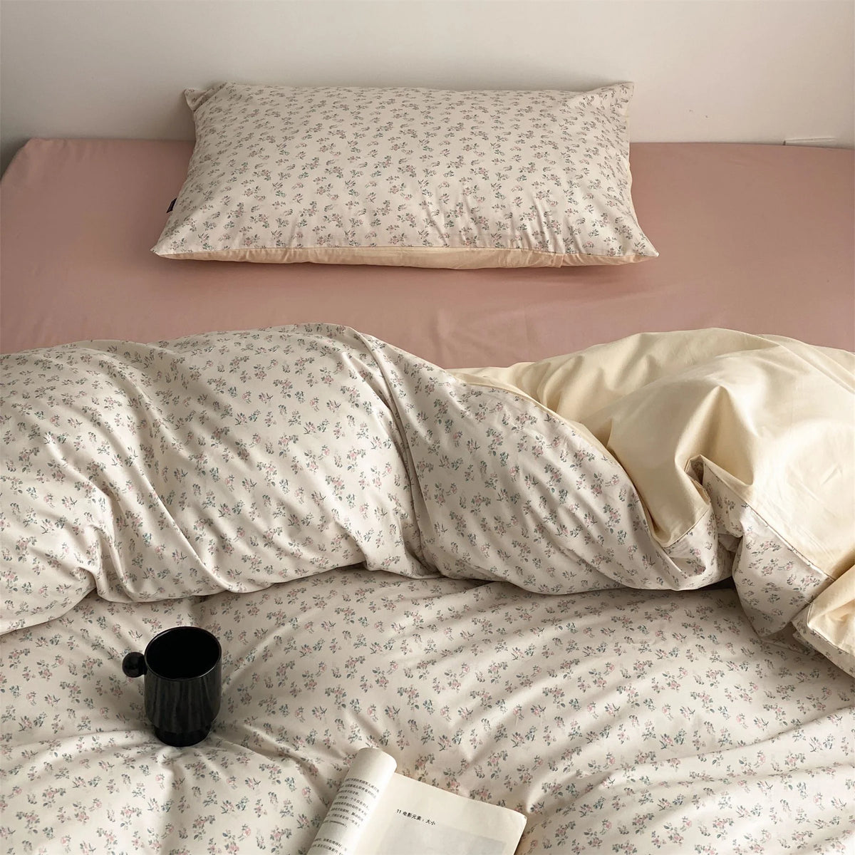 Duvet Cover Set Reversible Mako Cotton Satin Breathable