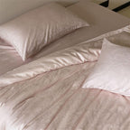 Duvet Cover Set Satin Jacquard Silky-Soft Hidden Zipper