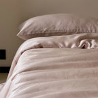 Duvet Cover Set Satin Jacquard Silky-Soft Hidden Zipper