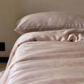 Duvet Cover Set Satin Jacquard Silky-Soft Hidden Zipper