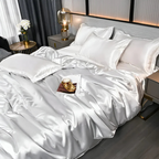 Duvet Cover Set Silk-Like Breathable Hypoallergenic