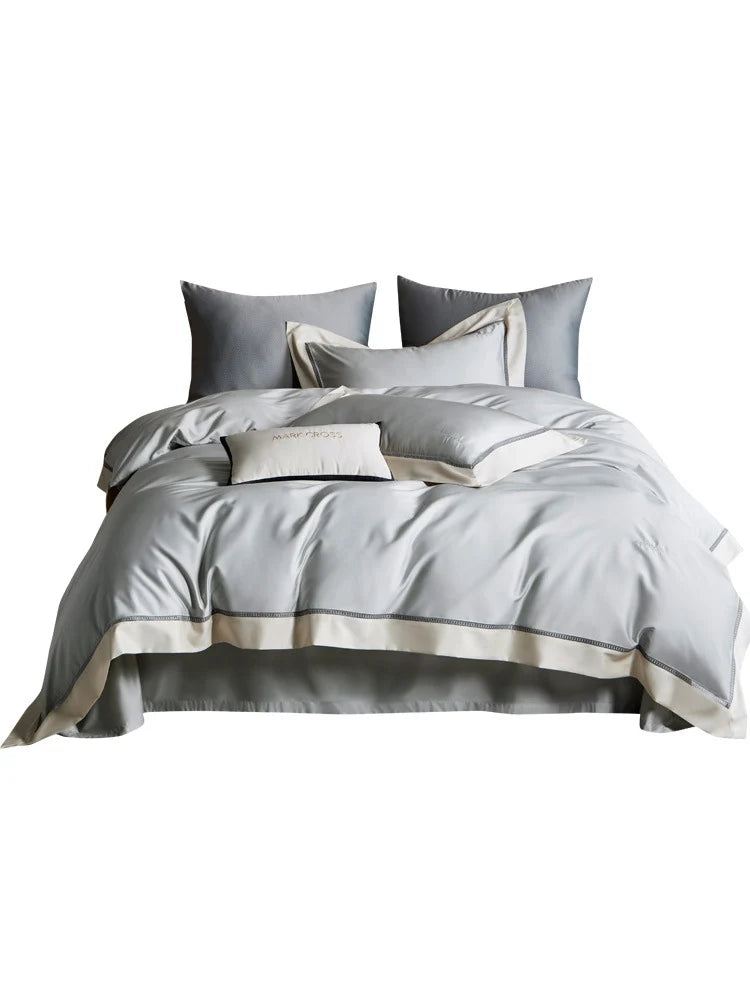 Duvet Cover Set Silky-Matte Satin Includes Pillowcases