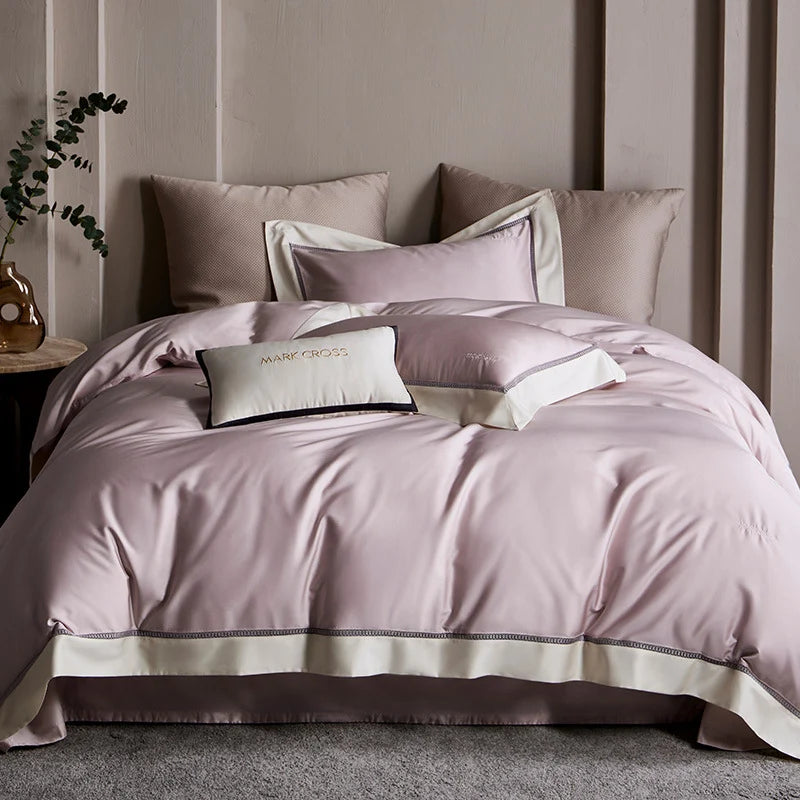 Duvet Cover Set Silky-Matte Satin Includes Pillowcases