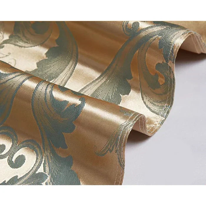 Duvet Cover Set Silky Satin Jacquard Includes 2 Pillowcases