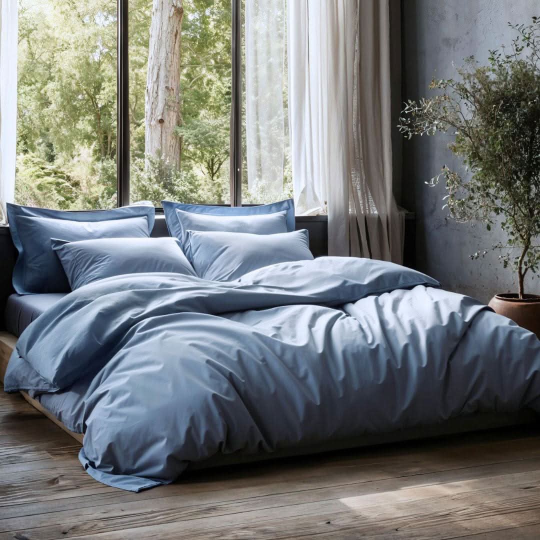 Duvet Cover Set Ultra-Soft 1000TC Cotton Machine Washable