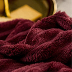 Duvet Cover Set Velvety Fleece Includes 2 Pillowcases