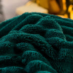 Duvet Cover Set Velvety Fleece Includes 2 Pillowcases