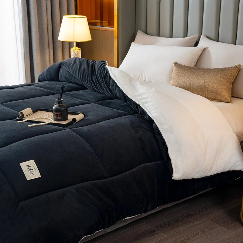 Duvet Reversible Sherpa Fleece & Velvet Year-Round