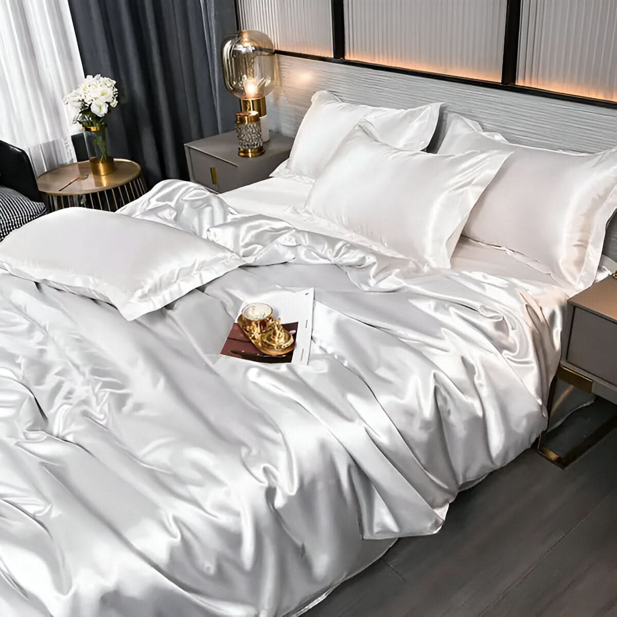 Duvet Set 100% Silk Breathable Hypoallergenic