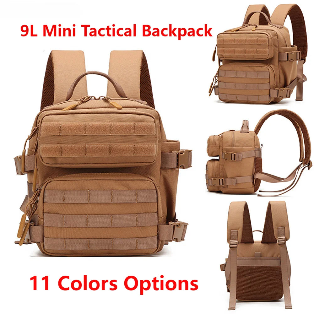 EDC Backpack Compact 9L MOLLE Water-Repellent
