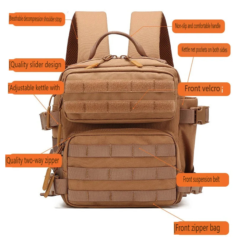 EDC Backpack Compact 9L MOLLE Water-Repellent